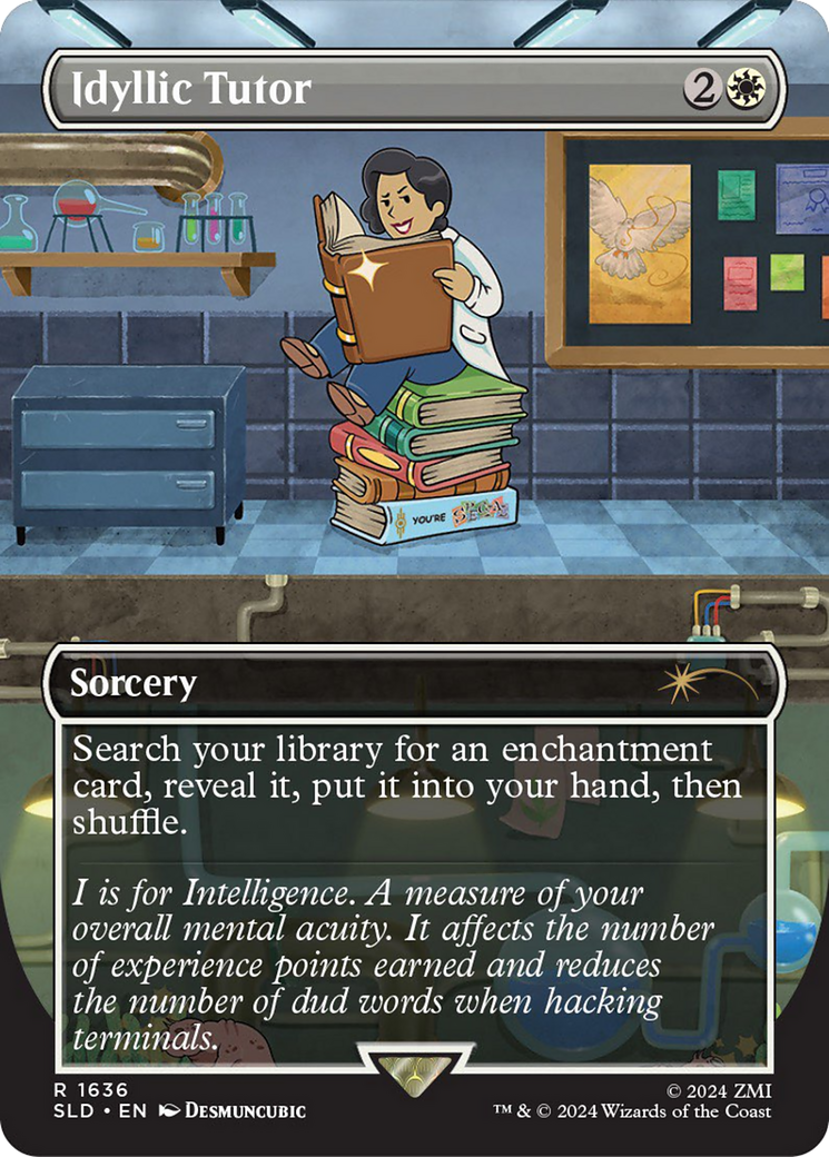 Idyllic Tutor (1636) (Rainbow Foil) [Secret Lair Drop Series] | Shuffle n Cut Hobbies & Games