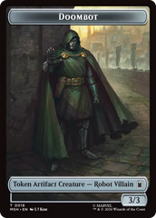 Merfolk // Doombot Double-Sided Token [Marvel Super Heroes Tokens] | Shuffle n Cut Hobbies & Games