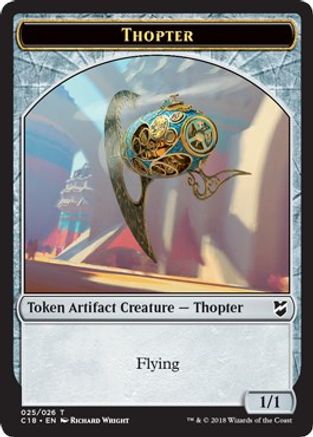 Thopter (025) // Servo Double-Sided Token (C18-25 // 24) [Commander 2018]