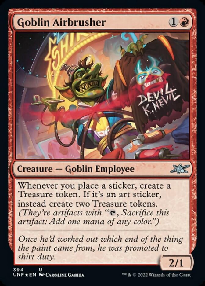 Goblin Airbrusher (Galaxy Foil) [Unfinity] | Shuffle n Cut Hobbies & Games