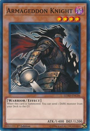 Armageddon Knight [LEHD-ENC06] Common | Shuffle n Cut Hobbies & Games