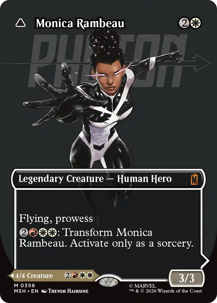 Monica Rambeau (Borderless) (0356) [Marvel Super Heroes] | Shuffle n Cut Hobbies & Games