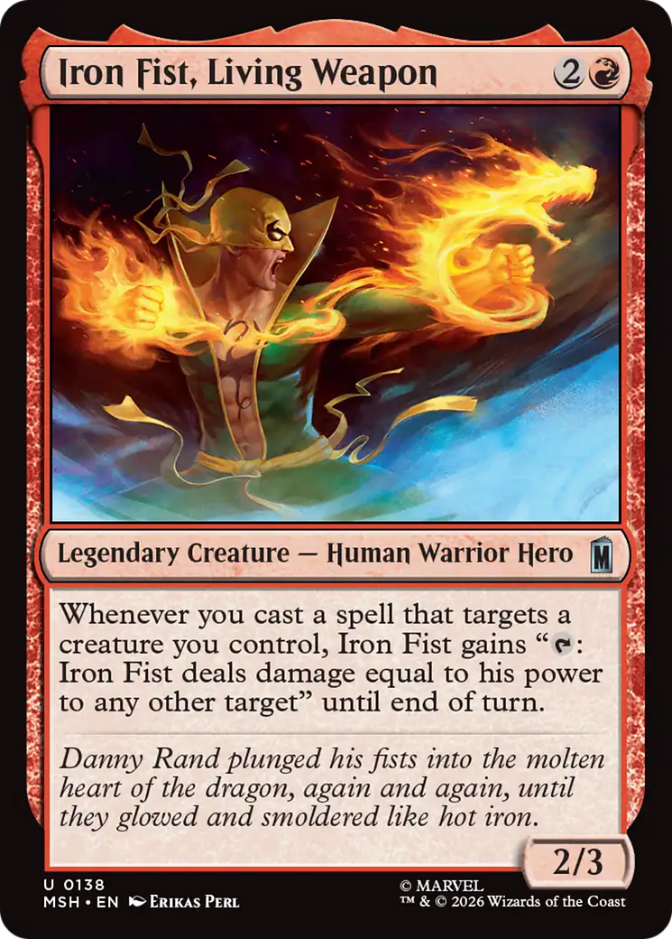 Iron Fist, Living Weapon [Marvel Super Heroes] | Shuffle n Cut Hobbies & Games