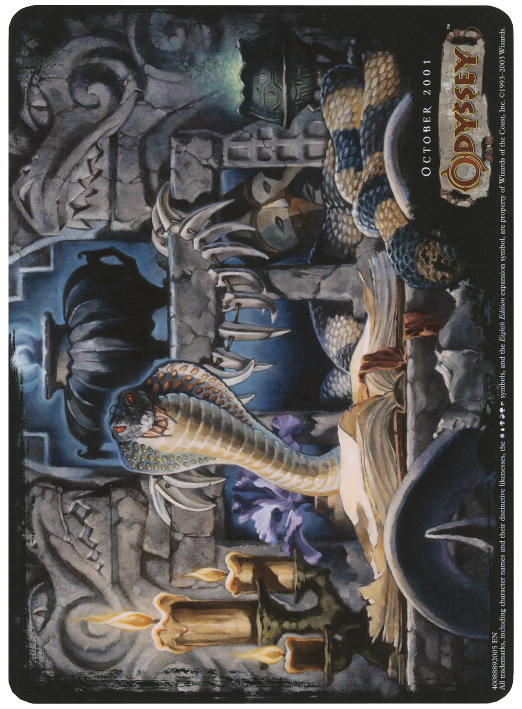 Diabolic Tutor (Oversized) [Eighth Edition Box Topper] | Shuffle n Cut Hobbies & Games
