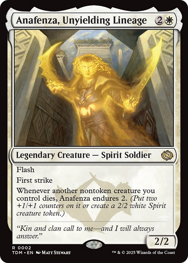 Anafenza, Unyielding Lineage [Tarkir: Dragonstorm] | Shuffle n Cut Hobbies & Games