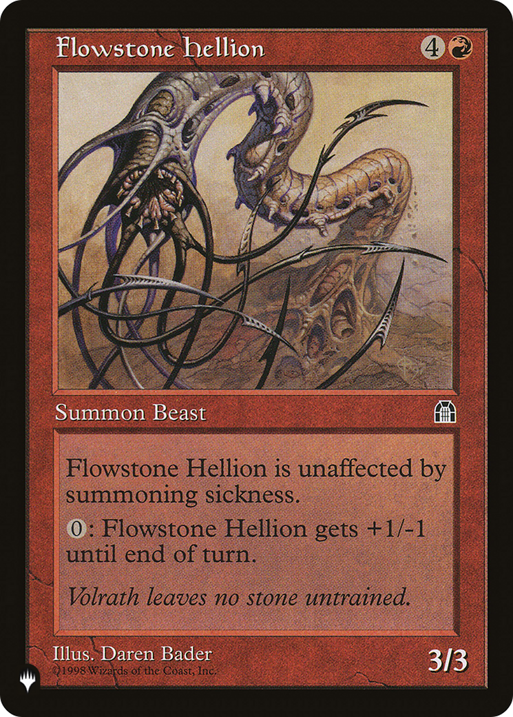 Flowstone Hellion [The List] | Shuffle n Cut Hobbies & Games
