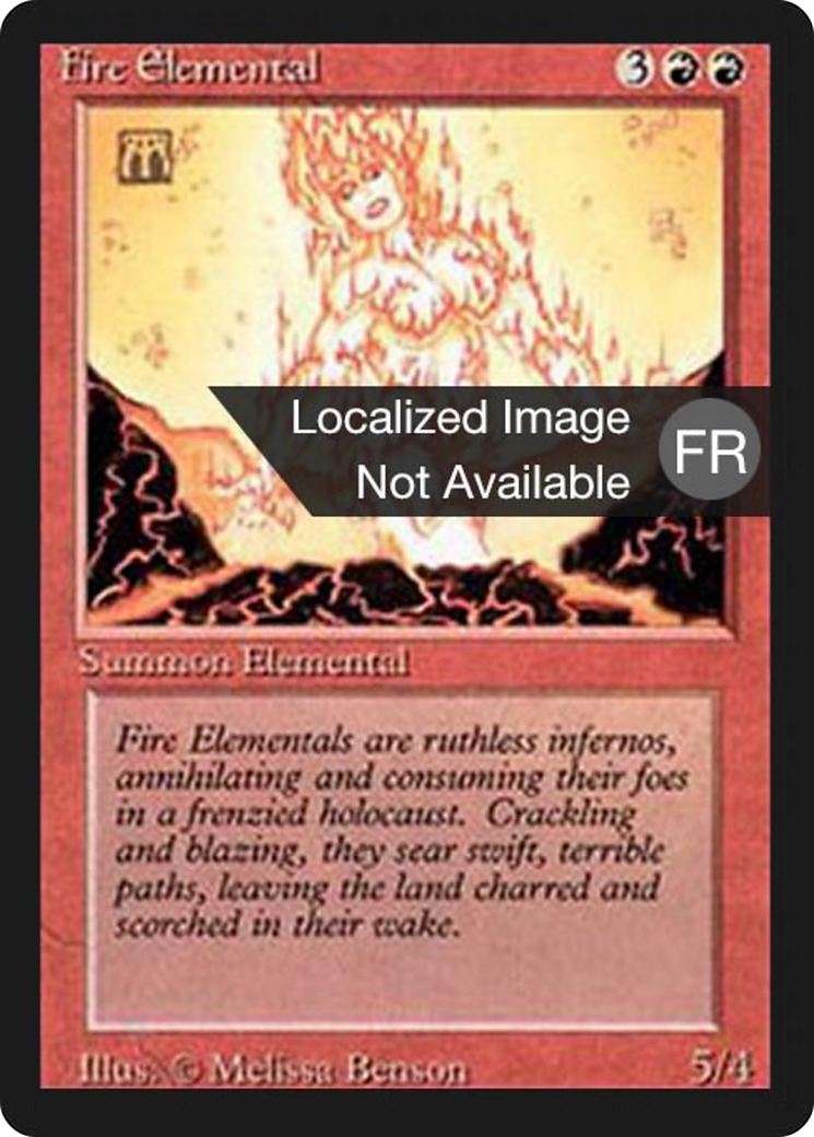 Fire Elemental [Foreign Black Border] | Shuffle n Cut Hobbies & Games