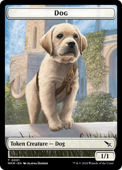 Detective // Dog Double-Sided Token [Murders at Karlov Manor Tokens] | Shuffle n Cut Hobbies & Games
