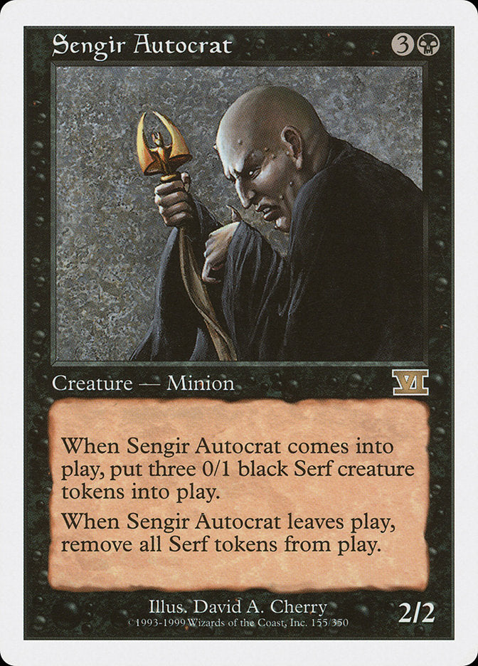 Sengir Autocrat [Classic Sixth Edition] | Shuffle n Cut Hobbies & Games