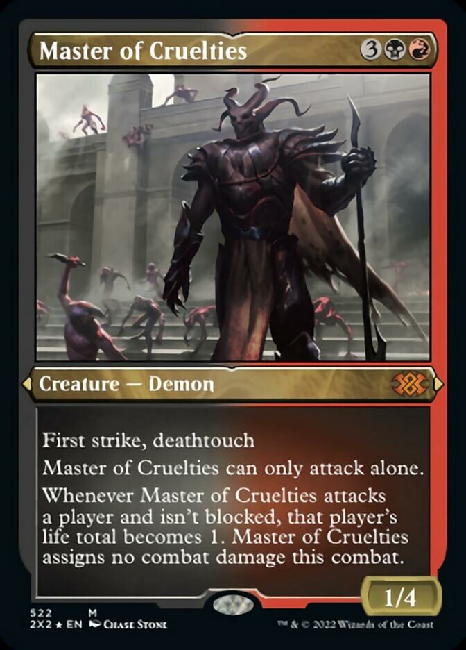 Master of Cruelties (Foil Etched) [Double Masters 2022] | Shuffle n Cut Hobbies & Games