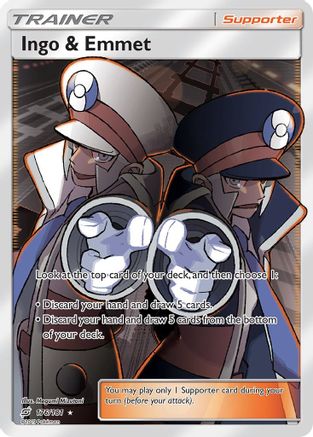 Ingo & Emmet (176/181) [Sun & Moon: Team Up] | Shuffle n Cut Hobbies & Games