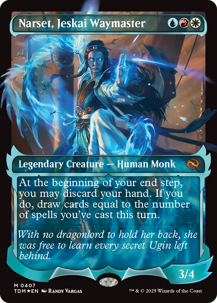 Narset, Jeskai Waymaster (Showcase) [Tarkir: Dragonstorm] | Shuffle n Cut Hobbies & Games