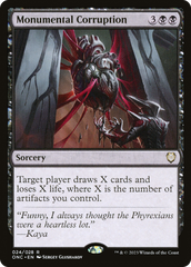 Monumental Corruption [Phyrexia: All Will Be One Commander] | Shuffle n Cut Hobbies & Games