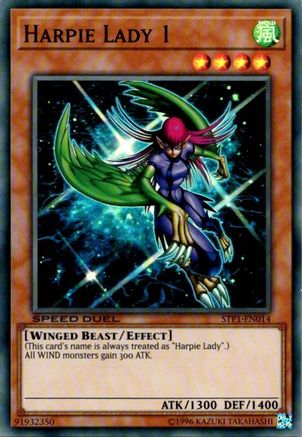 Harpie Lady 1 [STP1-EN014] Super Rare | Shuffle n Cut Hobbies & Games