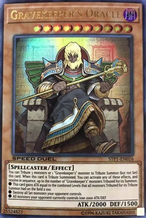 Gravekeeper's Oracle [STP1-EN016] Ultra Rare | Shuffle n Cut Hobbies & Games