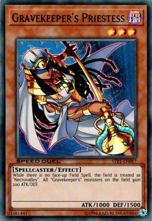 Gravekeeper's Priestess [STP1-EN017] Super Rare | Shuffle n Cut Hobbies & Games
