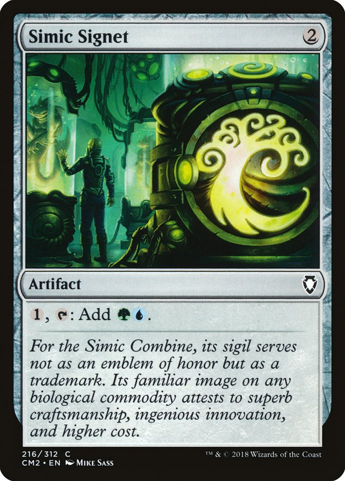 Simic Signet (216/312) [Commander Anthology Volume II] | Shuffle n Cut Hobbies & Games