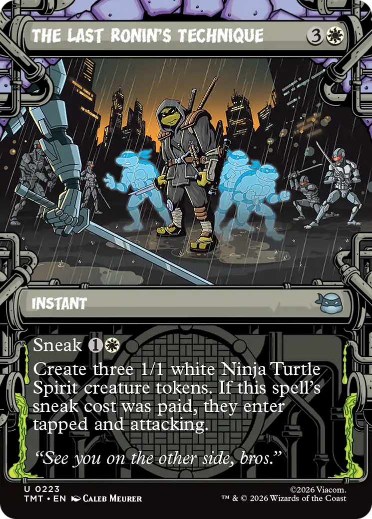 The Last Ronin's Technique (Showcase) [Teenage Mutant Ninja Turtles] | Shuffle n Cut Hobbies & Games