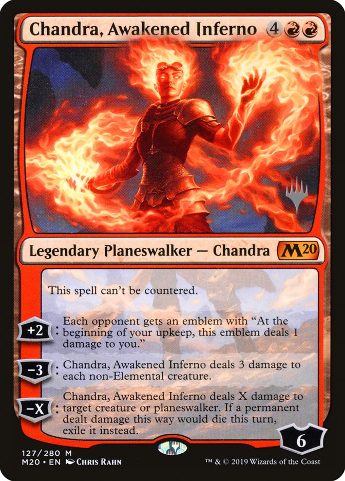 Chandra, Awakened Inferno (Promo Pack) [Core Set 2020 Promos] | Shuffle n Cut Hobbies & Games
