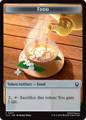 Monk // Food (0021) Double-Sided Token [Avatar: The Last Airbender Tokens] | Shuffle n Cut Hobbies & Games