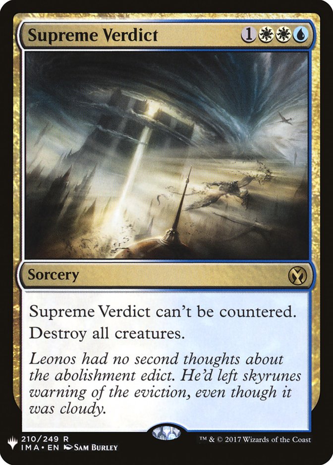 Supreme Verdict [Mystery Booster] | Shuffle n Cut Hobbies & Games