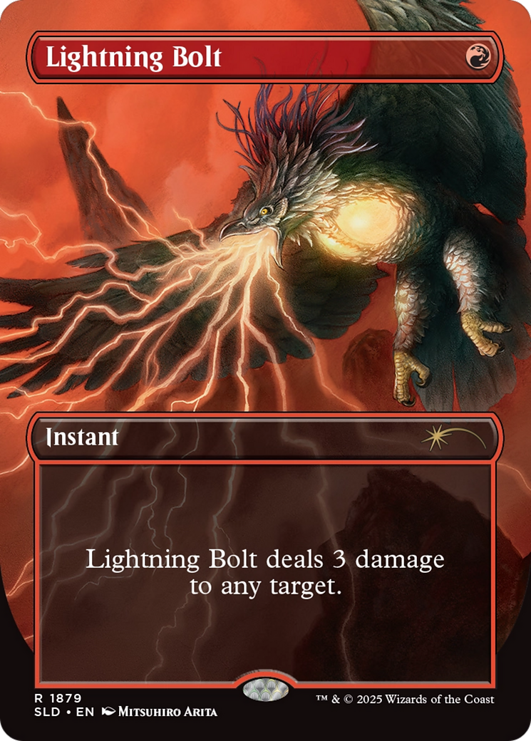 Lightning Bolt (1879) (Rainbow Foil) [Secret Lair Drop Series] | Shuffle n Cut Hobbies & Games
