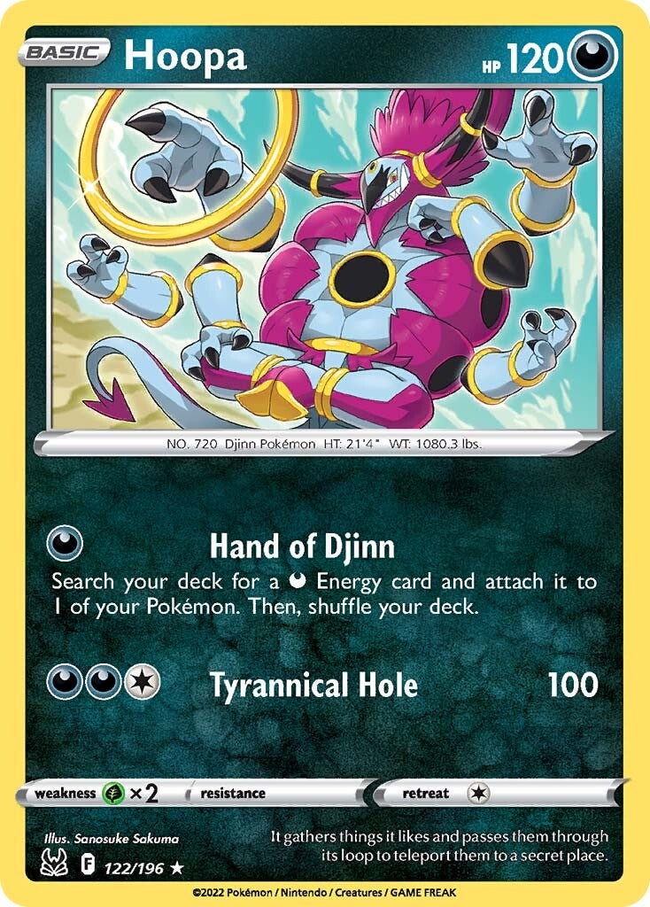Hoopa (122/196) [Sword & Shield: Lost Origin] | Shuffle n Cut Hobbies & Games