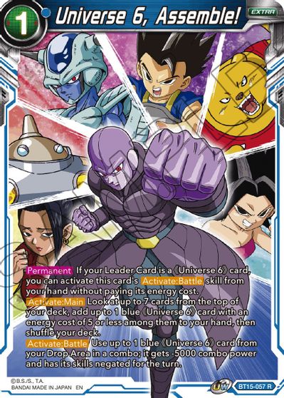 Universe 6, Assemble! (BT15-057) [Saiyan Showdown] | Shuffle n Cut Hobbies & Games