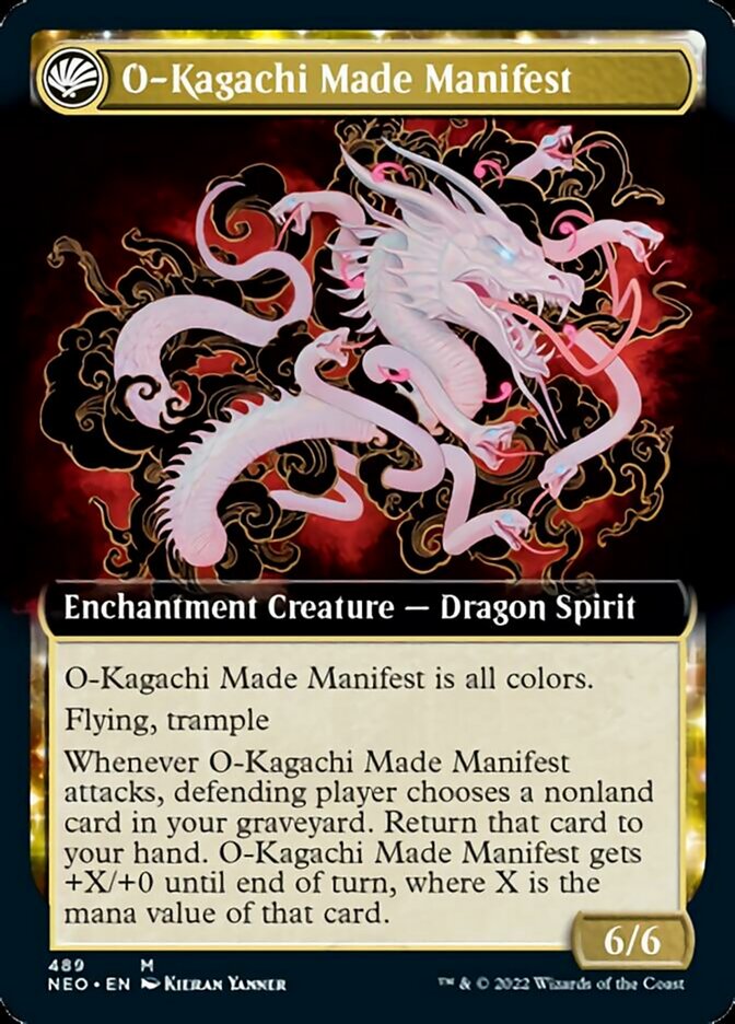 The Kami War // O-Kagachi Made Manifest (Extended Art) [Kamigawa: Neon Dynasty] | Shuffle n Cut Hobbies & Games
