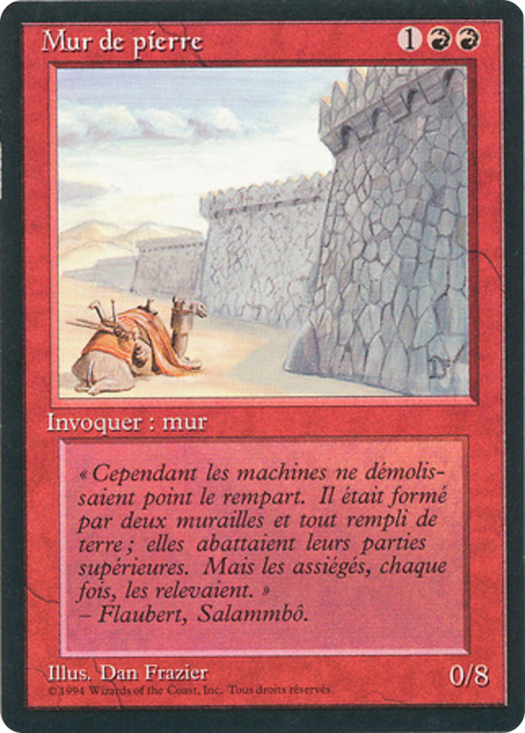 Wall of Stone [Foreign Black Border] | Shuffle n Cut Hobbies & Games