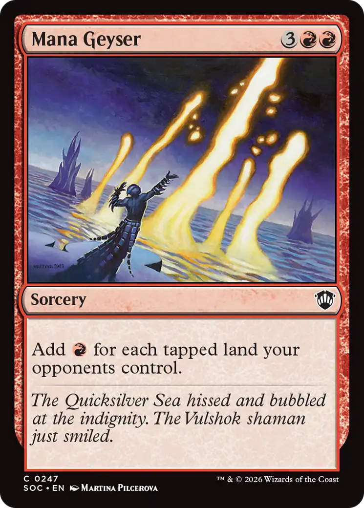 Mana Geyser [Secrets of Strixhaven Commander] | Shuffle n Cut Hobbies & Games