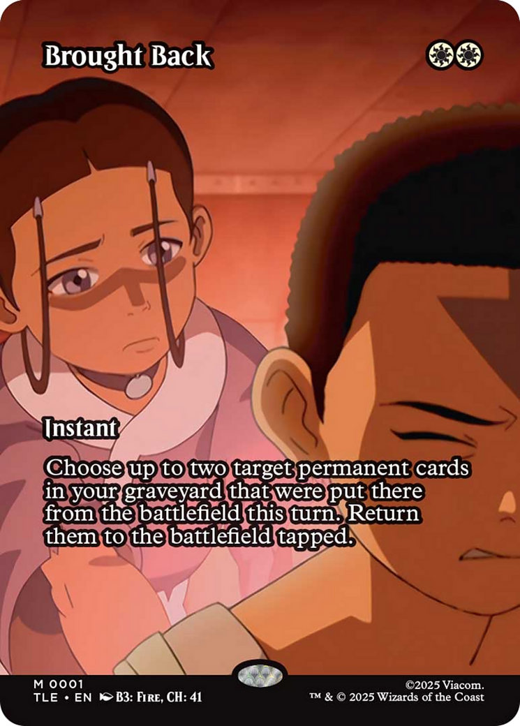 Brought Back (Borderless) [Avatar: The Last Airbender: Eternal-Legal] | Shuffle n Cut Hobbies & Games