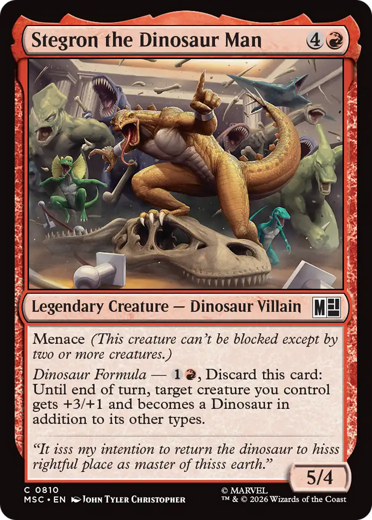 Stegron the Dinosaur Man [Marvel Super Heroes Commander] | Shuffle n Cut Hobbies & Games