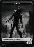 Zombie (010) // Zombie (011) Double-Sided Token (C19-10 // 11) [Commander 2019]