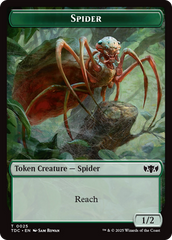 Spider // Bird Double-Sided Token [Tarkir: Dragonstorm Commander Tokens] | Shuffle n Cut Hobbies & Games