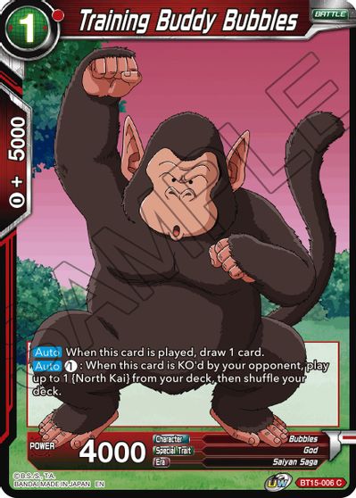 Training Buddy Bubbles (BT15-006) [Saiyan Showdown] | Shuffle n Cut Hobbies & Games