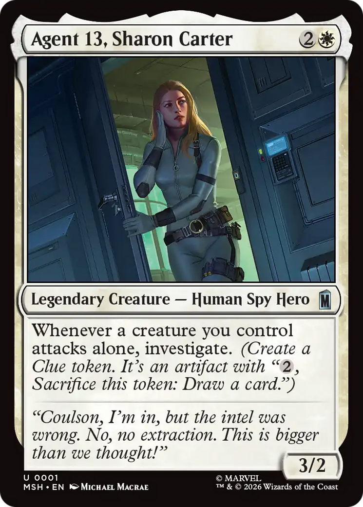 Agent 13, Sharon Carter [Marvel Super Heroes] | Shuffle n Cut Hobbies & Games