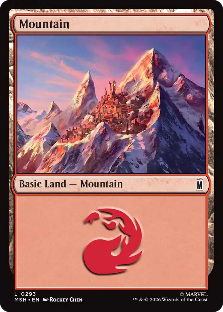 Mountain (0293) [Marvel Super Heroes] | Shuffle n Cut Hobbies & Games