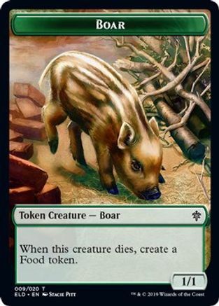Boar Token (ELD-009) [Throne of Eldraine]