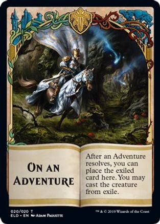 Emblem - On an Adventure (ELD-020) [Throne of Eldraine]