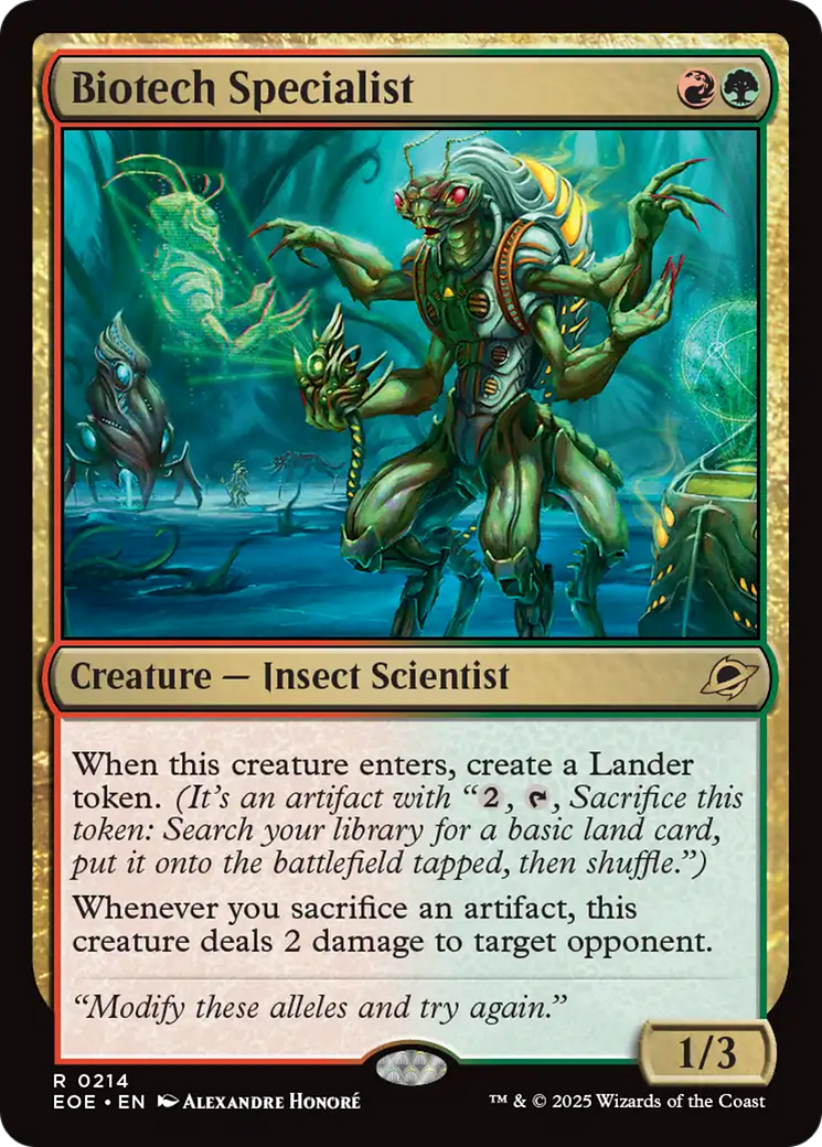 Biotech Specialist [Edge of Eternities] | Shuffle n Cut Hobbies & Games