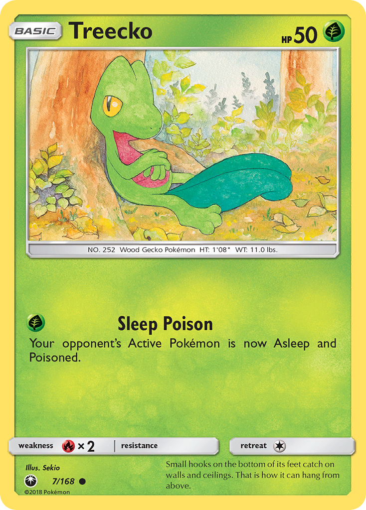 Treecko (7/168) [Sun & Moon: Celestial Storm] | Shuffle n Cut Hobbies & Games