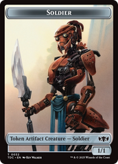 Solider (0032) // Copy Double-Sided Token [Tarkir: Dragonstorm Commander Tokens] | Shuffle n Cut Hobbies & Games