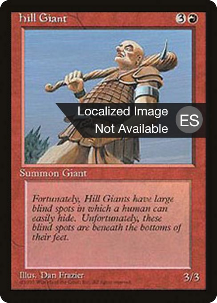 Hill Giant [Fourth Edition Foreign Black Border] | Shuffle n Cut Hobbies & Games