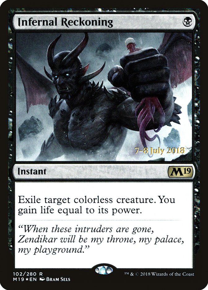 Infernal Reckoning [Core Set 2019 Prerelease Promos] | Shuffle n Cut Hobbies & Games