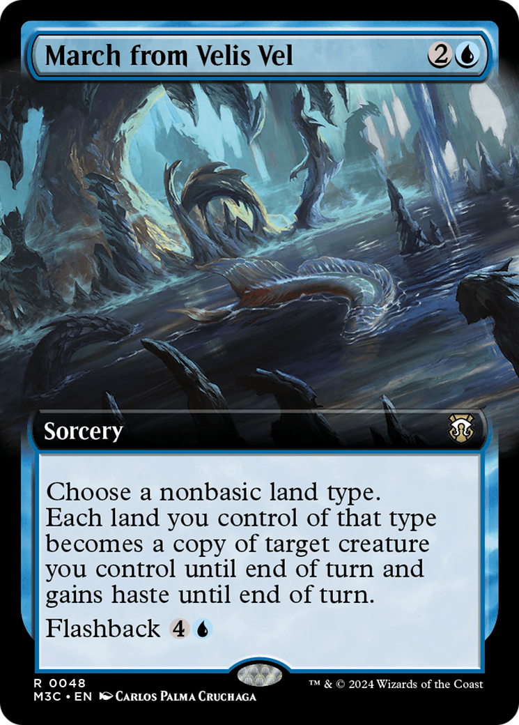 March from Velis Vel (Extended Art) (Ripple Foil) [Modern Horizons 3 Commander] | Shuffle n Cut Hobbies & Games