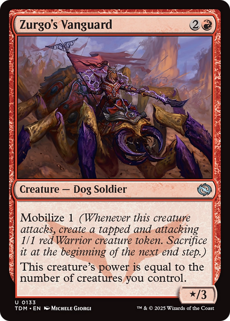 Zurgo's Vanguard [Tarkir: Dragonstorm] | Shuffle n Cut Hobbies & Games