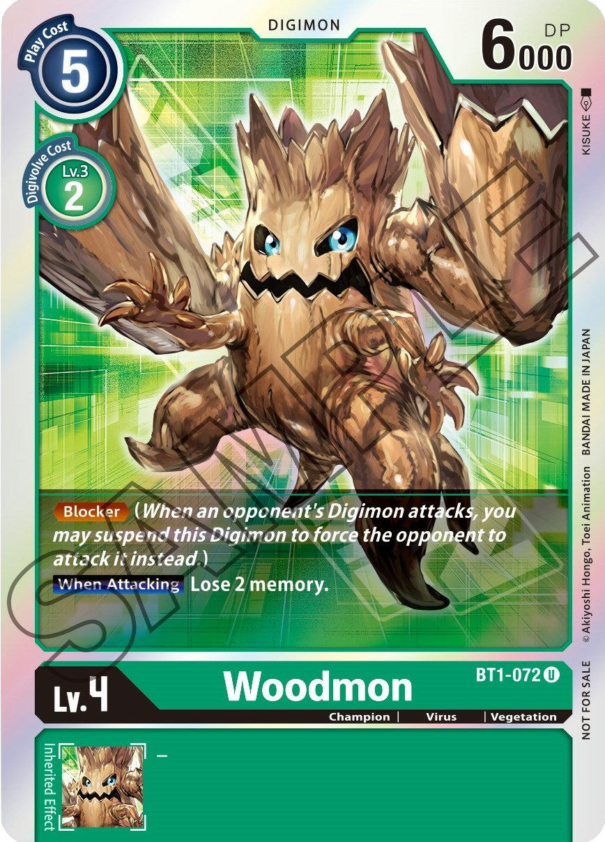 Woodmon [BT1-072] (Event Pack 1) [Release Special Booster Promos] | Shuffle n Cut Hobbies & Games