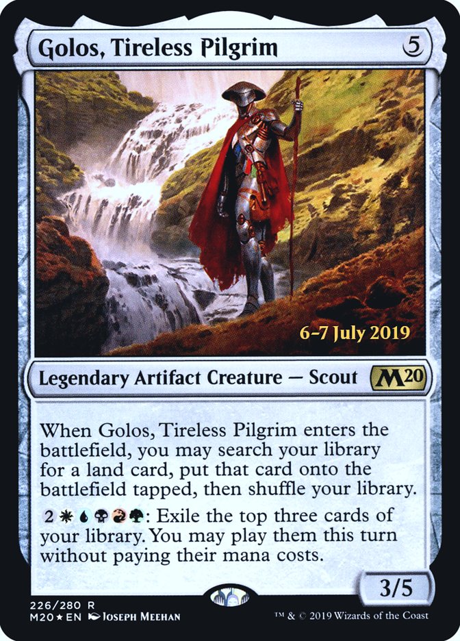 Golos, Tireless Pilgrim [Core Set 2020 Prerelease Promos] | Shuffle n Cut Hobbies & Games