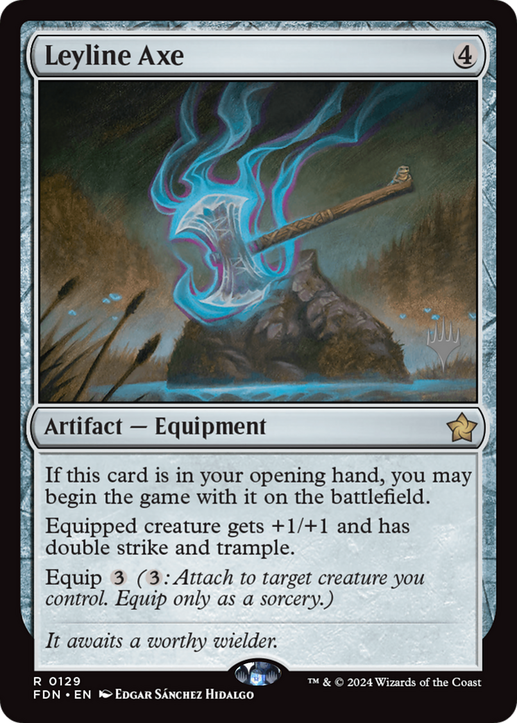 Leyline Axe [Foundations Promos] | Shuffle n Cut Hobbies & Games